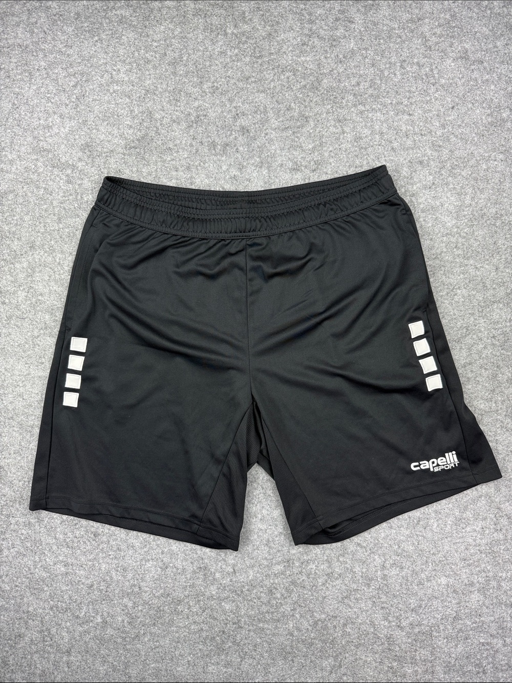 Capelli of New York Men's Black Performance Athletic Shorts
